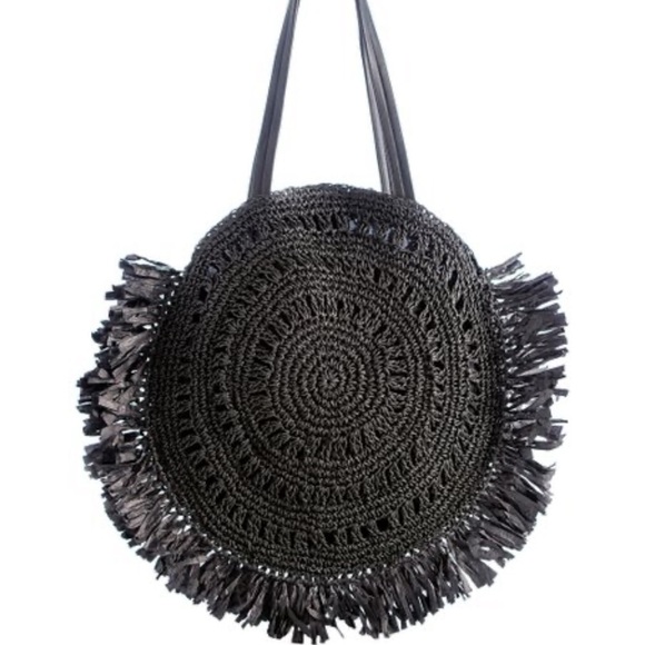 SHIRALEAH ⭐️ chicago paper straw bag - Picture 1 of 5